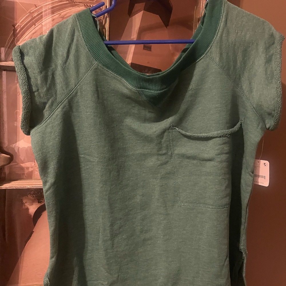 Free People Movement One to Beat Heritage Green Women's Top Only